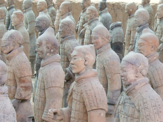 The terracotta warriors of Xi'an
